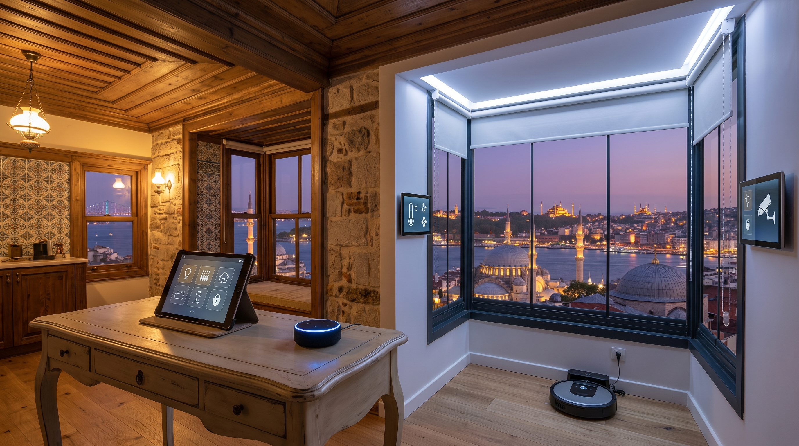 Tarihi Dokudan Dijital Konfora: İstanbul’da Akıllı Ev Sistemlerinin Dönüşümü