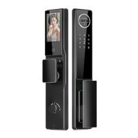 Ninova Akıllı Çelik Kapı Kilidi NAK19 Wifi Tuya Akıllı 3D Yüz Tanıma Parmak İzi