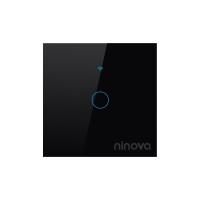 Ninova ZigBee Akıllı 1’li Dokunmatik Aydınlatma Anahtarı (Siyah)